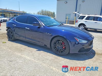 Czwarte zdjęcie samochodu z boku: 2016 MASERATI GHIBLI S VIN:ZAM57RSA1G1173599 - miniatura