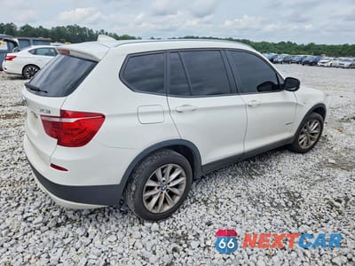 Trzecie zdjęcie samochodu z tyłu: 2014 BMW X3 XDRIVE28I VIN:5UXWX9C52E0D25324 - miniatura