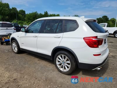 Drugie zdjęcie samochodu z przodu: 2015 BMW X3 XDRIVE28I VIN:5UXWX9C55F0D53751 - miniatura