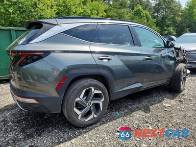 Trzecie zdjęcie samochodu z tyłu: 2023 HYUNDAI TUCSON LIMITED VIN:5NMJECAEXPH210245 - miniatura