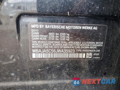 Zdjęcie 12 z 12 samochodu: 2018 BMW 530 I VIN:WBAJA5C56JWA35923 - miniatura