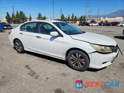 Czwarte zdjęcie samochodu z boku: 2014 HONDA ACCORD LX VIN:1HGCR2F34EA206084 - miniatura