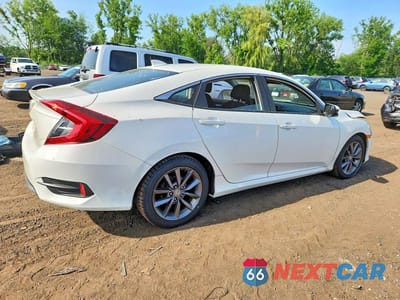 Trzecie zdjęcie samochodu z tyłu: 2019 HONDA CIVIC EX VIN:19XFC1F38KE201003 - miniatura