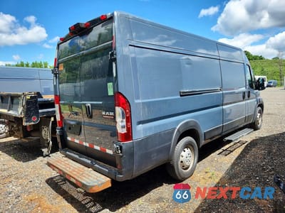 Trzecie zdjęcie samochodu z tyłu: 2020 RAM PROMASTER 3500 DELIVERY VAN VIN:3C6URVJG3LE116747 - miniatura