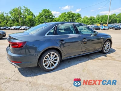 Trzecie zdjęcie samochodu z tyłu: 2019 AUDI A4 PREMIUM PLUS VIN:WAUENAF45KA015952 - miniatura