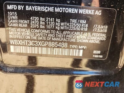 Zdjęcie 12 z 12 samochodu: 2016 BMW X1 XDRIVE28I VIN:WBXHT3C3XGP885488 - miniatura