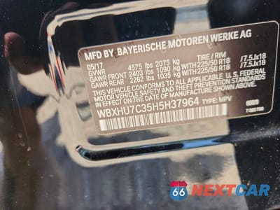 Zdjęcie 12 z 12 samochodu: 2017 BMW X1 SDRIVE28I VIN:WBXHU7C35H5H37964 - miniatura