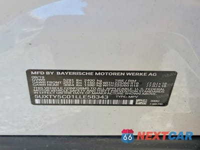 Zdjęcie 14 z 14 samochodu: 2020 BMW X3 XDRIVE30I VIN:5UXTY5C01LLE58343 - miniatura