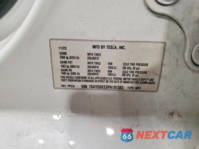 Zdjęcie 13 z 13 samochodu: 2023 TESLA MODEL Y VIN:7SAYGDEEXPA191383 - miniatura