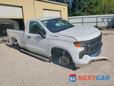 Czwarte zdjęcie samochodu z boku: 2023 CHEVROLET SILVERADO C1500 VIN:3GCNAAEDXPG312546 - miniatura