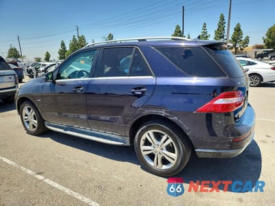 Drugie zdjęcie samochodu z przodu: 2012 MERCEDES-BENZ ML 350 4MATIC VIN:4JGDA5HB0CA019840 - miniatura