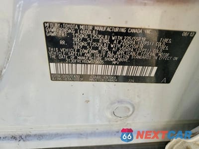 Zdjęcie 13 z 13 samochodu: 2013 TOYOTA RAV4 LIMITED VIN:2T3DFREV6DW079605 - miniatura