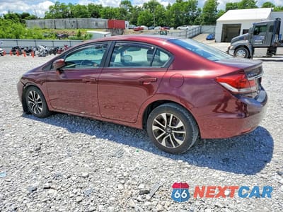 Drugie zdjęcie samochodu z przodu: 2014 HONDA CIVIC EX VIN:19XFB2F89EE258173 - miniatura