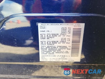Zdjęcie 12 z 12 samochodu: 2024 NISSAN PATHFINDER SL VIN:5N1DR3CCXRC229811 - miniatura
