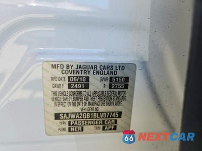 Zdjęcie 12 z 12 samochodu: 2011 JAGUAR XJL VIN:SAJWA2GB1BLV07745 - miniatura