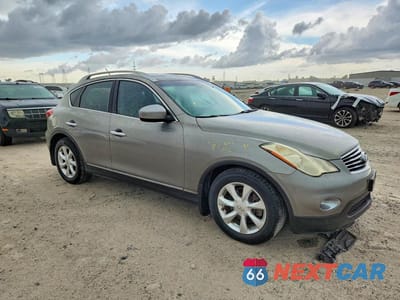 Czwarte zdjęcie samochodu z boku: 2010 INFINITI EX35 BASE VIN:JN1AJ0HP3AM701471 - miniatura