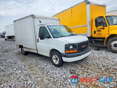Czwarte zdjęcie samochodu z boku: 2012 GMC SAVANA BOX TRUCK VIN:1GDY72BA4C1904511 - miniatura