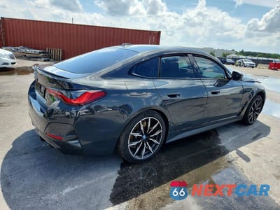 Trzecie zdjęcie samochodu z tyłu: 2023 BMW I4 EDRIVE 40 VIN:WBY73AW0XPFP87984 - miniatura