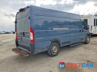 Trzecie zdjęcie samochodu z tyłu: 2020 RAM PROMASTER 3500 DELIVERY VAN VIN:3C6URVJG2LE145334 - miniatura