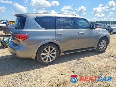Trzecie zdjęcie samochodu z tyłu: 2014 INFINITI QX80 BASE VIN:JN8AZ2ND5E9750664 - miniatura
