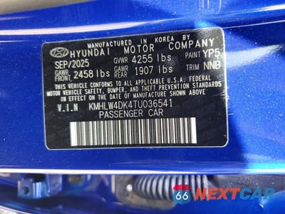 Zdjęcie 13 z 13 samochodu: 2026 HYUNDAI ELANTRA N BASE VIN:KMHLW4DK4TU036541 - miniatura