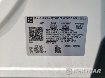Zdjęcie 13 z 13 samochodu: 2026 CHEVROLET EQUINOX LT VIN:3GNAXPEG7TL128037 - miniatura