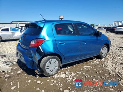 Trzecie zdjęcie samochodu z tyłu: 2024 MITSUBISHI MIRAGE ES VIN:ML32AUHJ6RH024640 - miniatura