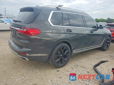 Trzecie zdjęcie samochodu z tyłu: 2021 BMW X7 XDRIVE40I VIN:5UXCW2C07M9G23024 - miniatura