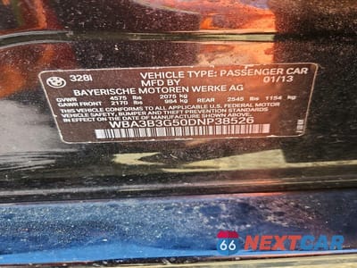 Zdjęcie 12 z 12 samochodu: 2013 BMW 328 XI VIN:WBA3B3G50DNP38526 - miniatura