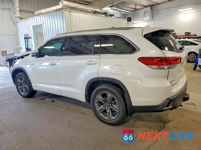 Drugie zdjęcie samochodu z przodu: 2018 TOYOTA HIGHLANDER HYBRID LIMITED PLATINUM VIN:5TDDGRFH7JS042744 - miniatura