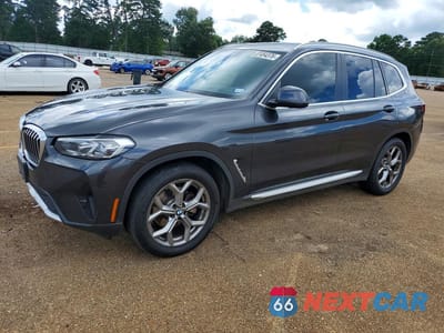 2022 BMW X3 XDRIVE30I 5UX53DP06N9K07777 - główne zdjęcie licytacji z USA - miniatura