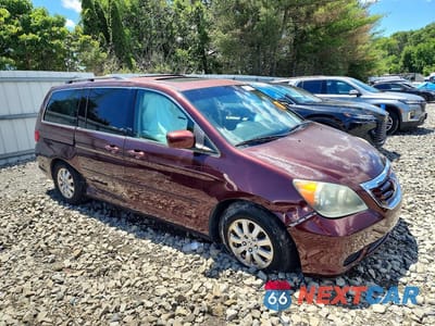 Czwarte zdjęcie samochodu z boku: 2008 HONDA ODYSSEY EXL VIN:5FNRL38788B402945 - miniatura