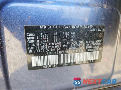 Zdjęcie 13 z 13 samochodu: 2016 SUBARU LEGACY 3.6R LIMITED VIN:4S3BNEJ67G3041549 - miniatura