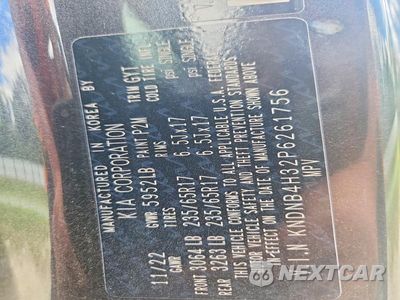 Zdjęcie 13 z 13 samochodu: 2023 KIA CARNIVAL LX VIN:KNDNB4H32P6261756 - miniatura