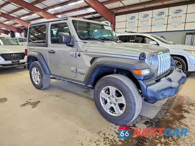 Czwarte zdjęcie samochodu z boku: 2019 JEEP WRANGLER SPORT VIN:1C4GJXAG6KW518405 - miniatura