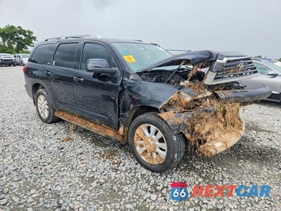 Czwarte zdjęcie samochodu z boku: 2018 TOYOTA SEQUOIA SR5 VIN:5TDZY5G11JS071413 - miniatura