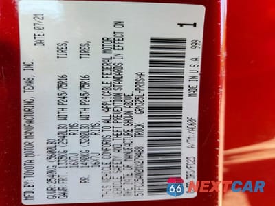 Zdjęcie 12 z 12 samochodu: 2021 TOYOTA TACOMA SR5 V6 VIN:5TFCZ5AN2MX279488 - miniatura
