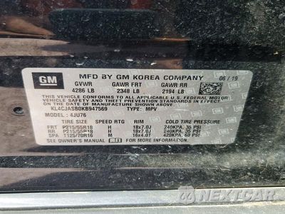 Zdjęcie 13 z 13 samochodu: 2019 BUICK ENCORE PREFERRED VIN:KL4CJASB0KB947569 - miniatura