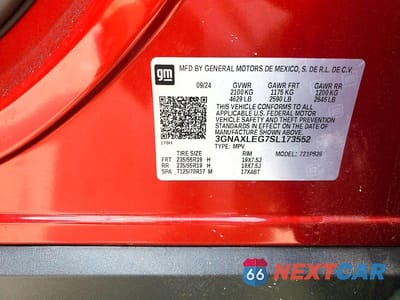 Zdjęcie 13 z 13 samochodu: 2025 CHEVROLET EQUINOX RS VIN:3GNAXLEG7SL173552 - miniatura