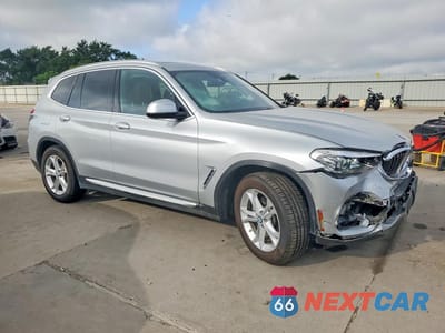 Czwarte zdjęcie samochodu z boku: 2019 BMW X3 SDRIVE30I VIN:5UXTR7C57KLA48603 - miniatura