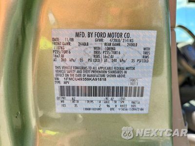 Zdjęcie 13 z 13 samochodu: 2009 FORD ESCAPE HYBRID VIN:1FMCU49359KA91818 - miniatura