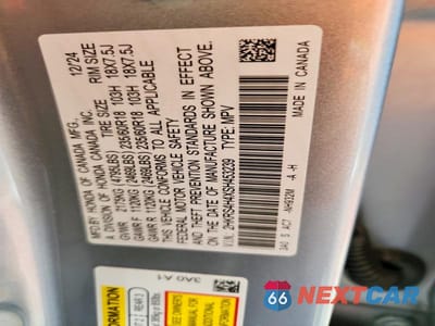 Zdjęcie 12 z 12 samochodu: 2025 HONDA CR-V EX VIN:2HKRS4H4XSH453239 - miniatura