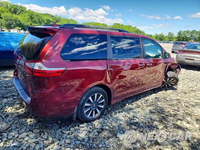 Trzecie zdjęcie samochodu z tyłu: 2019 TOYOTA SIENNA XLE 7-PASSENGER VIN:5TDDZ3DC3KS224991 - miniatura