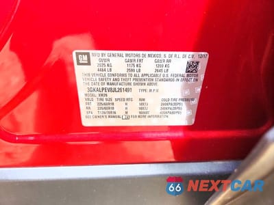Zdjęcie 13 z 13 samochodu: 2018 GMC TERRAIN SLT VIN:3GKALPEV8JL261491 - miniatura