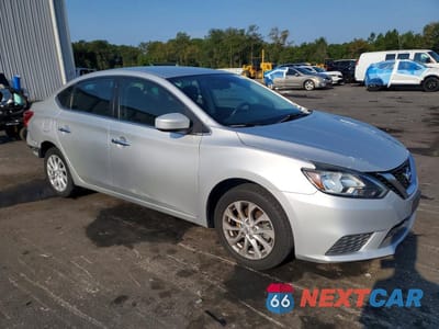 Czwarte zdjęcie samochodu z boku: 2019 NISSAN SENTRA SV VIN:3N1AB7AP2KL612857 - miniatura