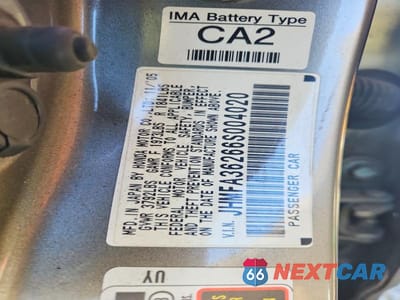 Zdjęcie 12 z 12 samochodu: 2006 HONDA CIVIC HYBRID VIN:JHMFA36266S004020 - miniatura