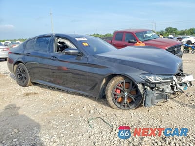 Czwarte zdjęcie samochodu z boku: 2022 BMW 540 I VIN:WBA53BJ00NCJ34369 - miniatura