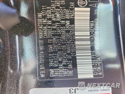 Zdjęcie 12 z 12 samochodu: 2012 TOYOTA COROLLA LE VIN:2T1BU4EE7CC765936 - miniatura