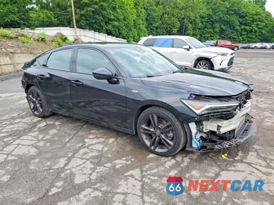 Czwarte zdjęcie samochodu z boku: 2023 ACURA INTEGRA A-SPEC TECH VIN:19UDE4H6XPA004176 - miniatura