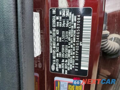 Zdjęcie 13 z 13 samochodu: 2019 KIA SORENTO S V6 VIN:5XYPGDA54KG587084 - miniatura